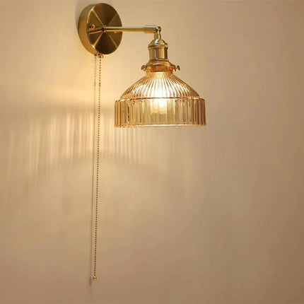 Applique murale moderne en verre avec miroir pour chambre et espace commercial — LZ4X9T