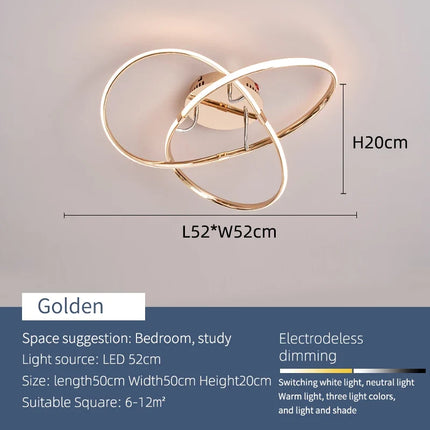 plafonnier led moderne pour maison intelligente avec alexa