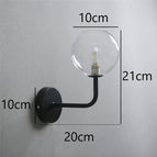 Boule transparente noire