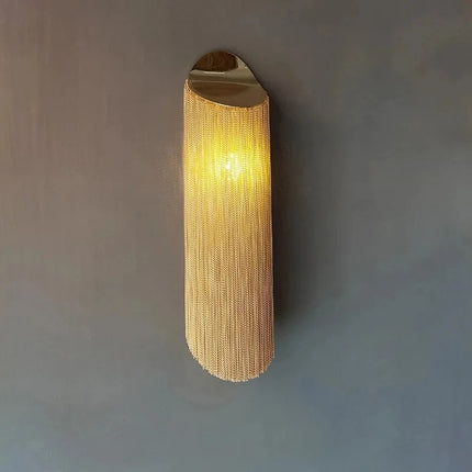 Applique murale moderne argent et or avec pampilles décoratives — LZ4D7XQ