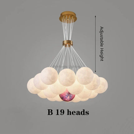 Lustre suspension LED avec motif imprimé en 3D Winfordo — LZ4X9T