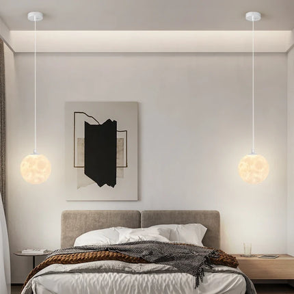 Lustre suspension nordique 3D imprimé lune pour enfants personnalisé — LZQ7D2