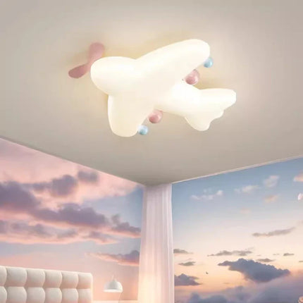 Plafonnier enfant en forme d'avion au design simple et romantique — LZ4X9T
