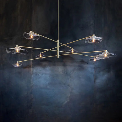 Lustre suspension en verre avec ampoule G4 et hauteur réglable — LZ4X9P