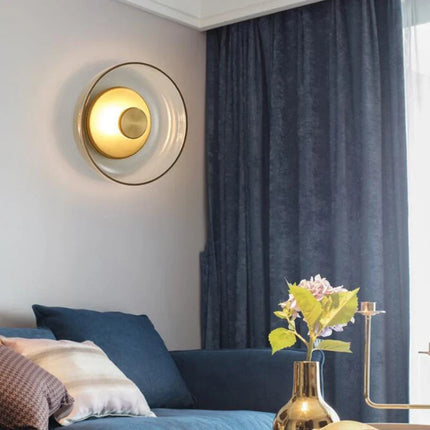 Applique murale LED moderne en verre pour salon et couloir — LZ4X9T2