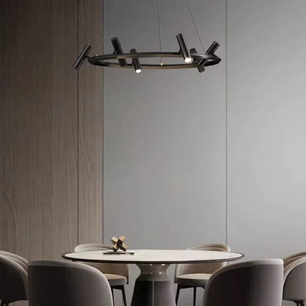 Lustre LED rotatif avec hauteur réglable minimaliste — LZ4X9T2