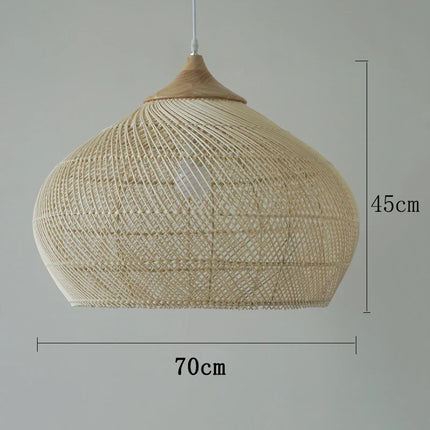 Suspension rotin vintage d’Asie du Sud-Est pour salle à manger et restaurant — LZ4X9P