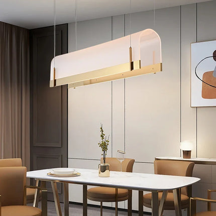 Lustre suspension en acrylique pour bar et restaurant moderne — LZ4X9B