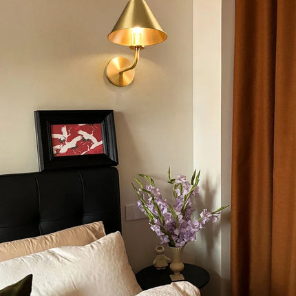 Applique murale en cuivre antirouille au design minimaliste pour intérieur moderne — LZ4X9J
