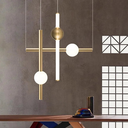 Suspension horizontale moderne pour éclairage de salle à manger — LZ4X9P