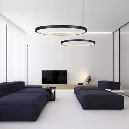 Lustre rond en cuivre antique pour intérieur moderne — LZ4X9J