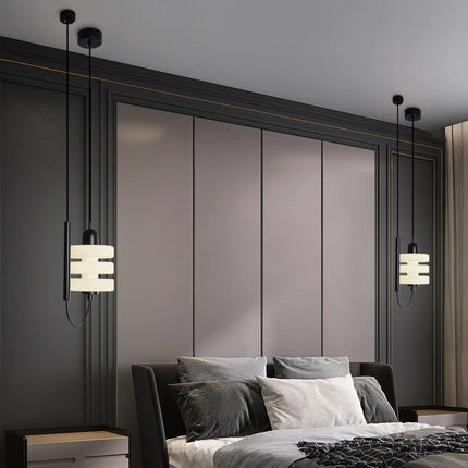 Suspension LED moderne en verre avec câble réglable — LZ4P9XQ