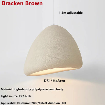 Suspension LED au style japonais wabi sabi pour intérieur moderne — LZ4X9P