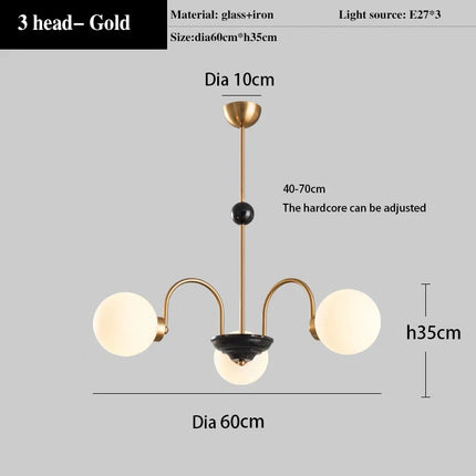 Plafonnier LED suspendu au design nordique moderne pour intérieur — LZ4X9QJ2