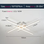 Blanc 4 têtes 150cm / Blanc froid