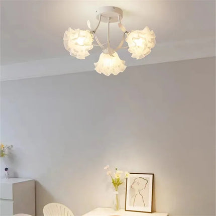 Lustre suspension décoratif fleurs style nordique pour intérieur moderne — LZ4X7Q9