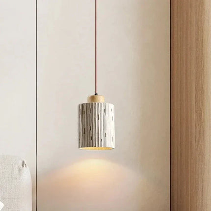 Suspension LED en ciment au style nordique moderne — LZ4X9P2Q