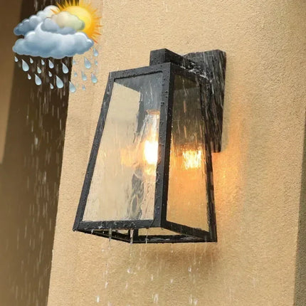 Applique murale extérieure étanche à éclairage puissant style européen — LZ7D9X
