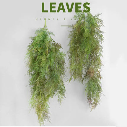 Plafonnier nordique en plastique avec décorations de plantes murales — LZ4X9T