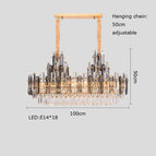 Ovale 100cm / Lumière chaude