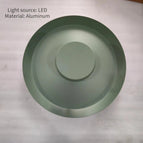 Vert / Blanc chaud / D 25 cm - H 8,5 cm