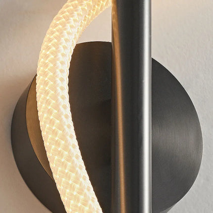 Applique murale LED tube en acrylique style acier inoxydable — LZ4M9Q2