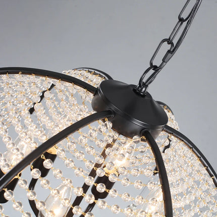Lustre moderne en cristal pour décoration intérieure lumineuse — LZ4X9Q
