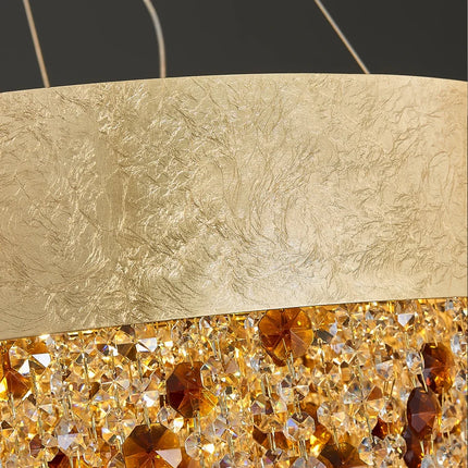 Lustre moderne en cristal LED à intensité variable — LZ4X9P2Q