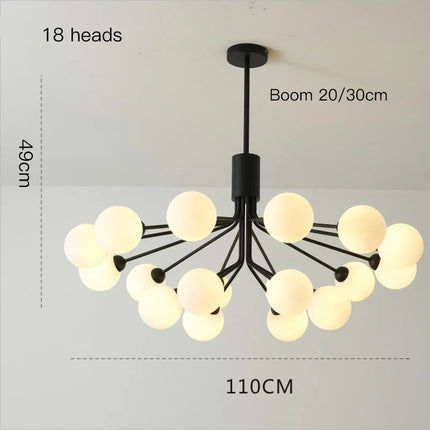 Lustre boule en verre pour intérieur moderne — LZ4X9P2