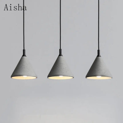 Suspension industrielle en ciment pour café et restaurant — LZ4X9T2