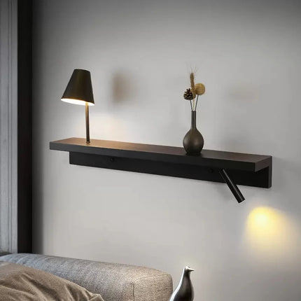 Applique murale de chevet avec étagère intégrée 3W — LZ4T9Q2