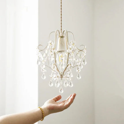 Suspension rétro en cristal forme goutte d’eau pour décoration élégante — LZ4X9M