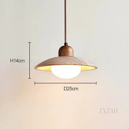 Lustre suspension en bois avec éclairage LED intégré — LZ4P9XJ