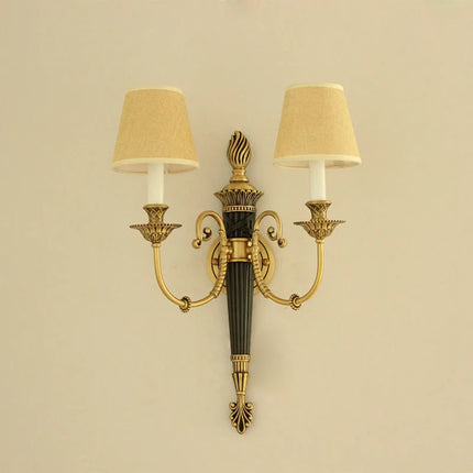 Applique murale européenne en cuivre pour allée et villa — LZ4X9B