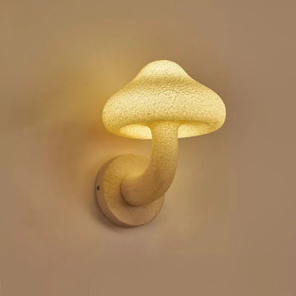 Applique murale champignon crème style nordique intérieur et extérieur — LZ4X9P2Q