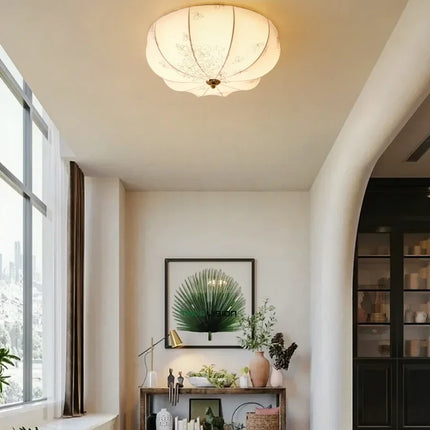 Lustre suspension moderne nordique en tissu pour intérieur élégant — LZ4P9XQ