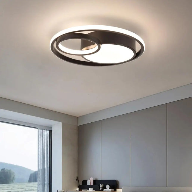 Plafonnier LED moderne à 3 couleurs pour intérieur maison — LZ4X9T2