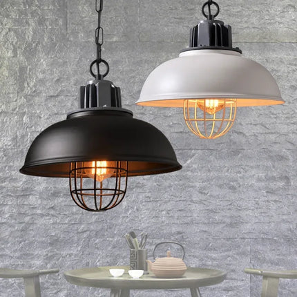Lustre rétro en fer pour suspension et décoration intérieure — LZ4P9XQ