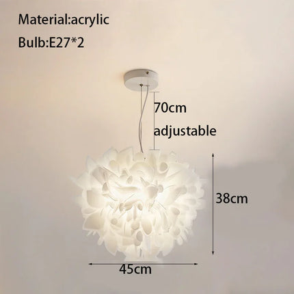 Lustre intérieur moderne en acrylique pour ambiance lumineuse — LZ4X9JQ