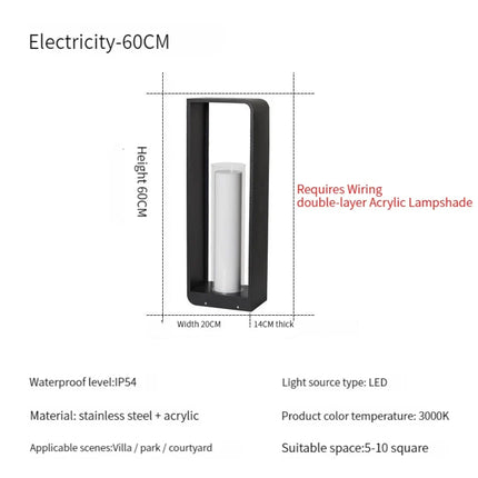 Lampe de jardin moderne solaire LED clôture lumière IP54 extérieur étanche ambiance éclairage pelouse lumières Villa cour décor lampadaires