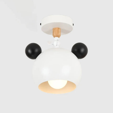 Plafonnier enfant style nordique motif panda dessin animé — LZ4X9Q2