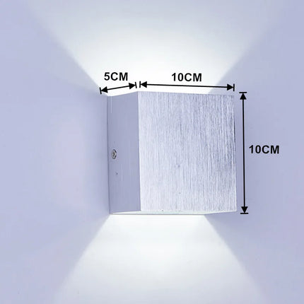 Applique murale LED étanche IP65 pour extérieur et intérieur en aluminium doré — LZ4X9T2