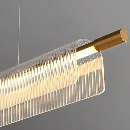 Lustre linéaire moderne pour décoration intérieure et restaurant — LZ4G7T9