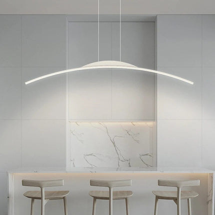 Lustre suspension nordique à ligne longue pour cuisine et bar îlot — LZ4X9Q2