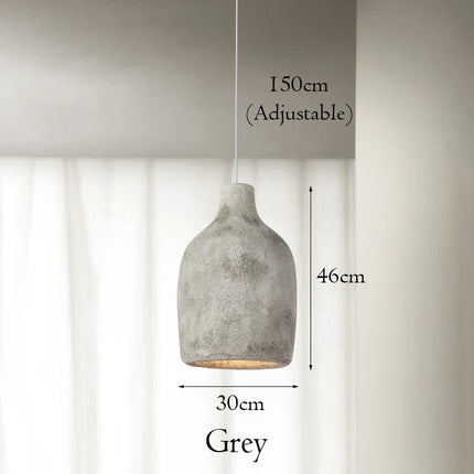 Suspension LED au design rétro nordique Wabi Sabi pour décoration — LZ4P9XQ