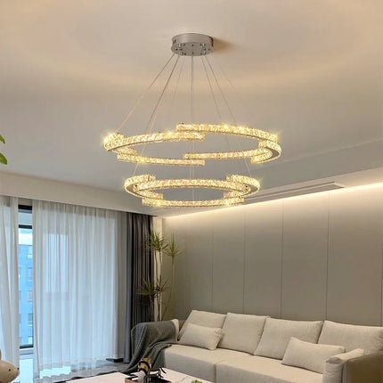 Lustre en cristal style italien pour décoration intérieure 2024 — LZQ7M2