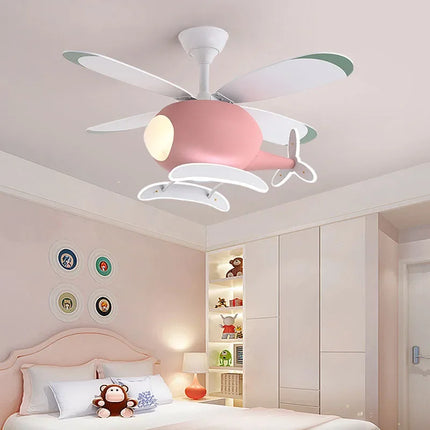 Plafonnier LED ventilateur hélicoptère pour chambre enfant — LZ4X9P