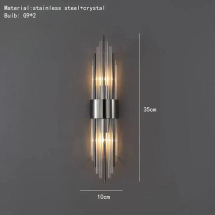 Applique murale moderne en verre pour mur TV — LZ4X9P2