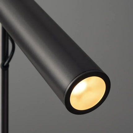Lustre LED minimaliste rotatif en fer et acier 1 à 3 têtes — LZ4M9Q2N