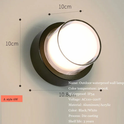 Applique murale LED étanche en aluminium pour éclairage extérieur — LZ4X9P2
